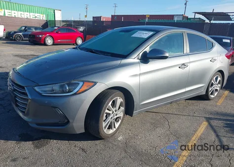 2018 Hyundai Elantra Limited z USA, uszkodzony, nr VIN KMHD84LF1JU648048